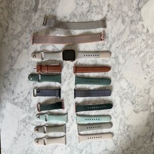 Apple Watch with Multi-Color Band Set